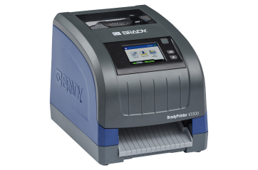 En BradyPrinter i3300 industriell etikettskriver.