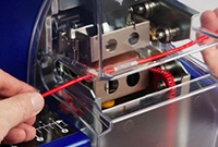 automatisert utskrift og påføring